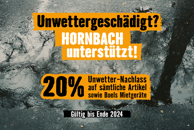 HORNBACH Hochwasserhilfe