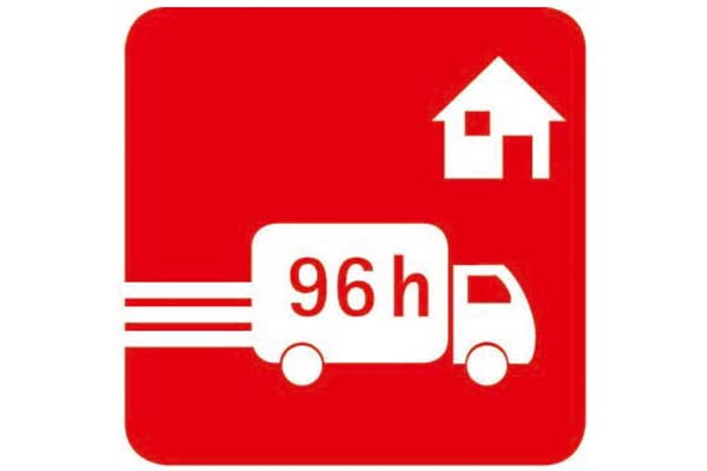 Symbol für Lieferung innerhalb von 96 Stunden