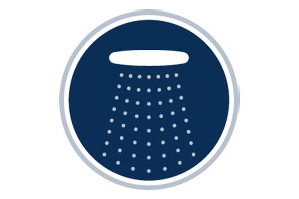 Symbol für Duschkopf