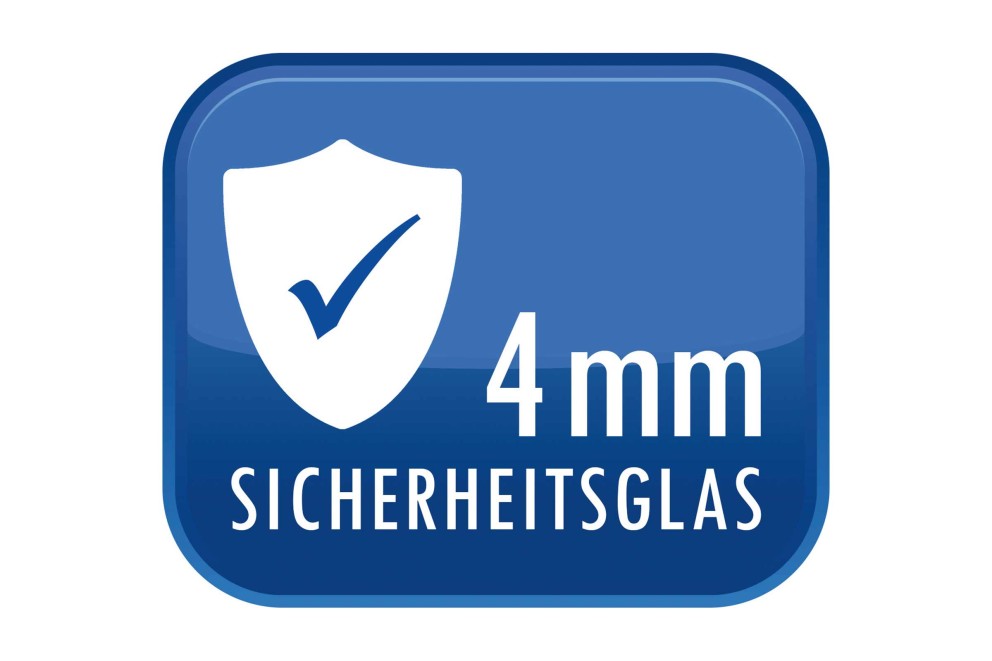 Symbol Sicherheitsglas 4 mm