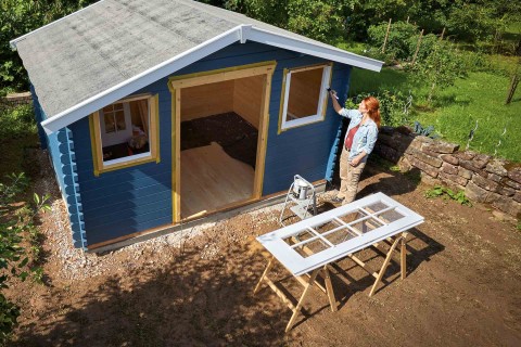 Holz Gartenhäuser mit großer Auswahl kaufen HORNBACH AT