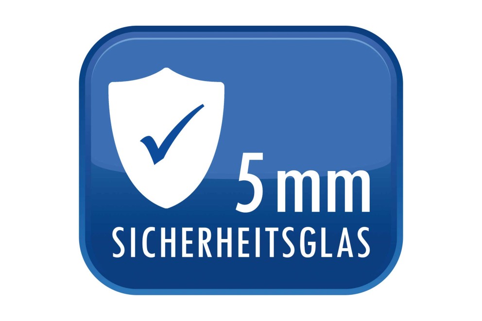 Symbol für 5 mm Sicherheitsglas