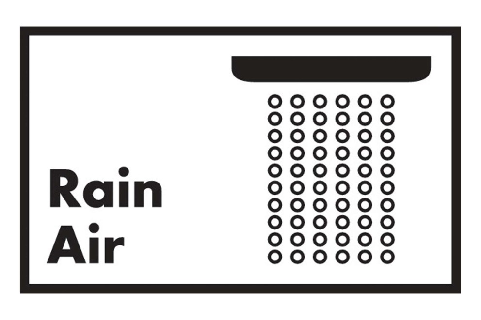 Symbol für Rain Air Funktion