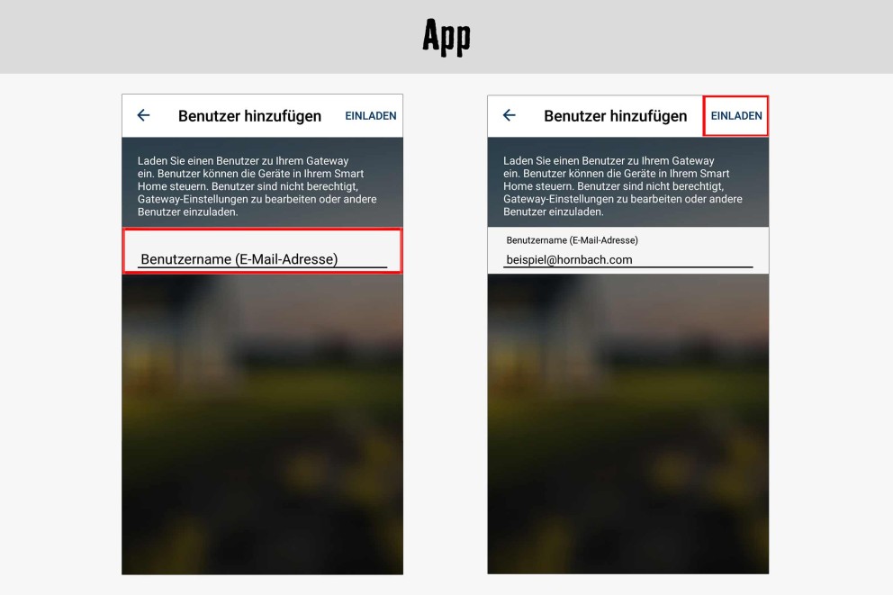 Benutzer einladen 3 App Benutzer einladen 3 App