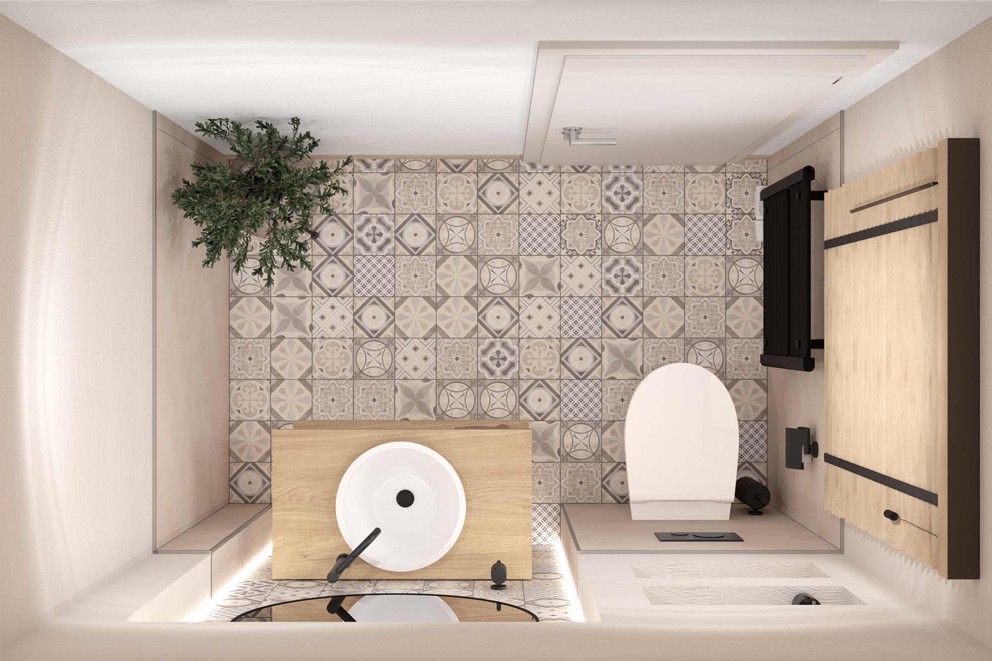 Badkonzept Rom WC Grundriss Badkonzept Rom WC Grundriss
