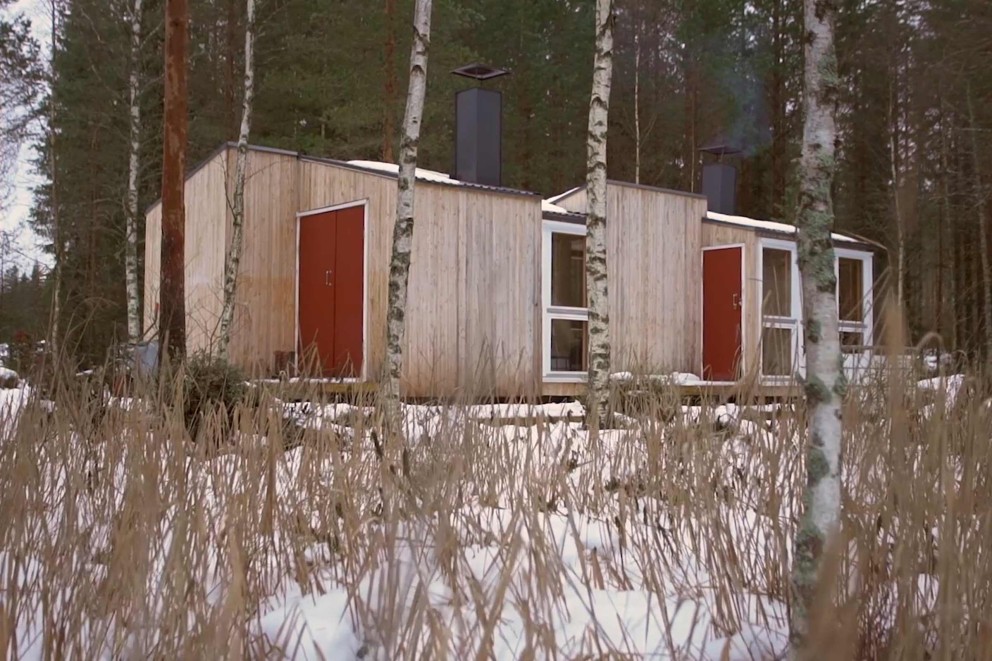 Das Haus von Timm und Jonas fügt sich in die Umgebung ein. Das Haus von Timm und Jonas fügt sich in die Umgebung ein.