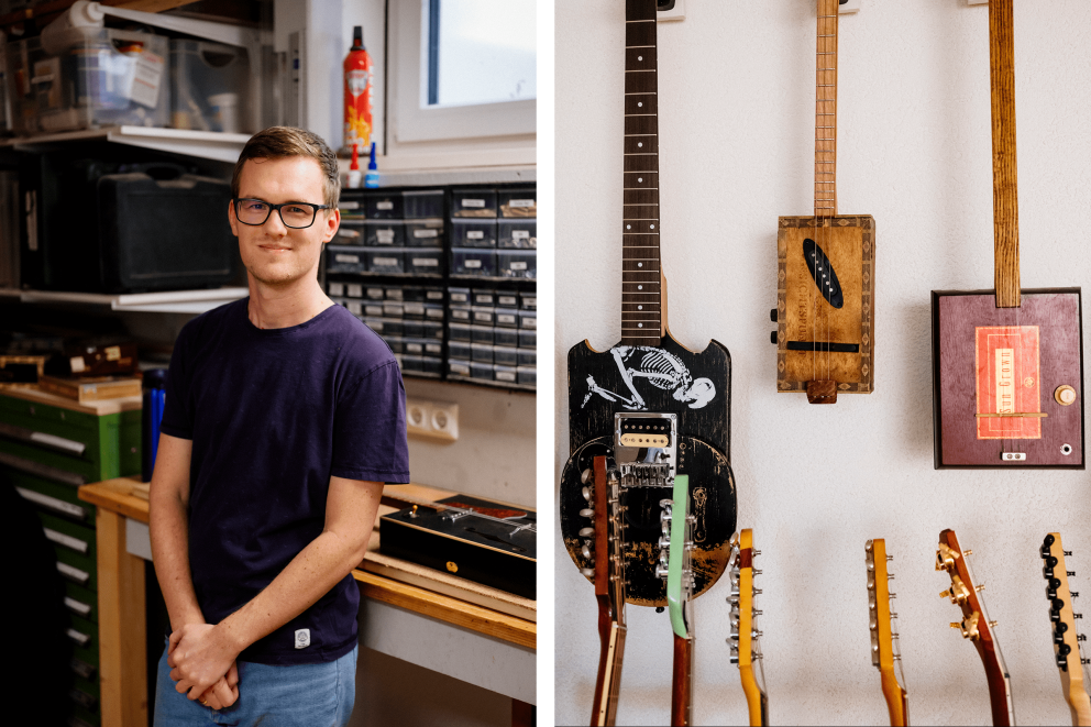 Jan Klingenberg und seine Gitarren Jan Klingenberg und seine Gitarren
