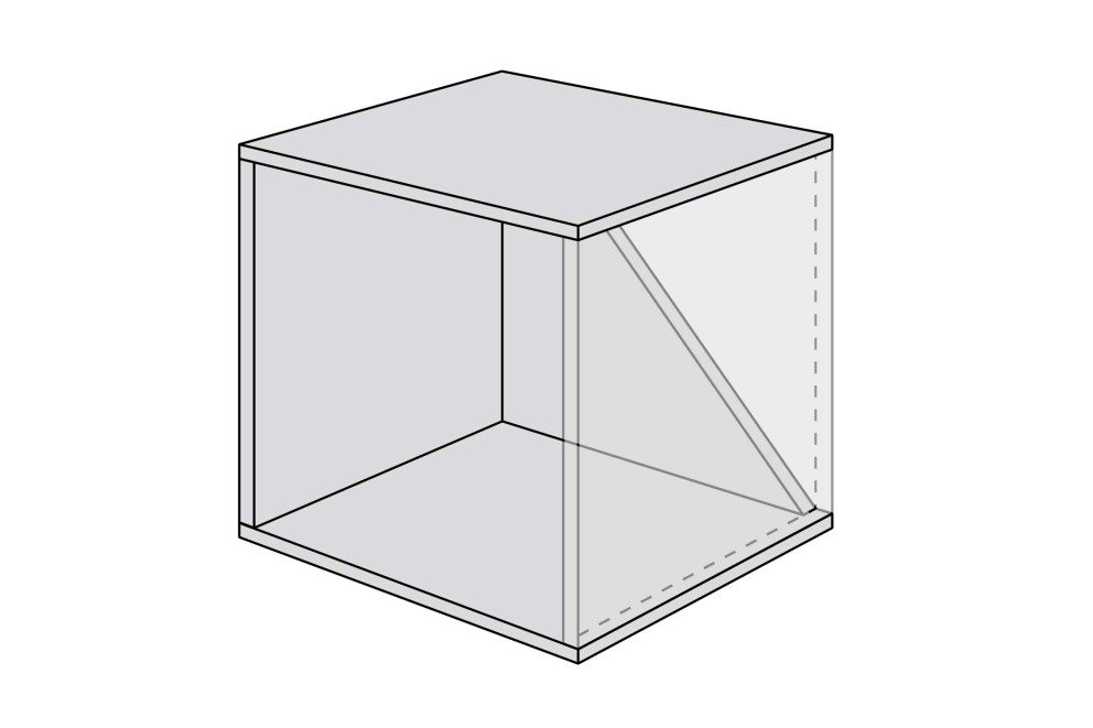 Dachschraege regal bauen bauskizze kleines modul Dachschraege regal bauen bauskizze kleines modul