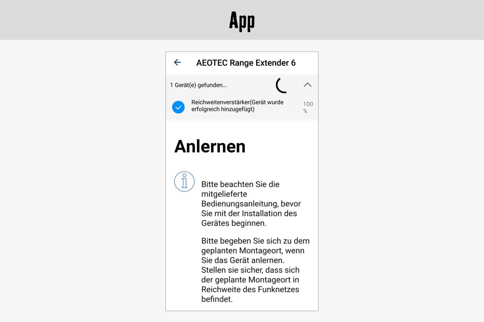 Gateway anlernen 6 App Gateway anlernen 6 App