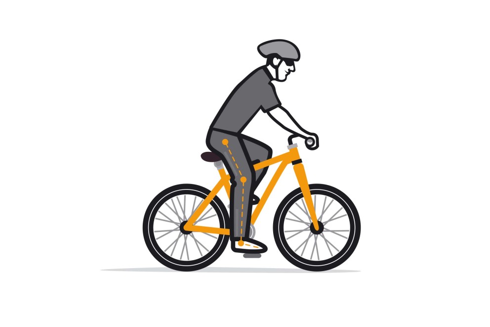 Fahrrad reparieren Sattelhoehe Illu Fahrrad reparieren Sattelhoehe Illu