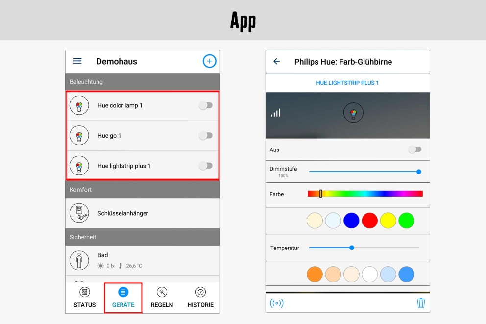Philips Hue 6 App Philips Hue 6 App