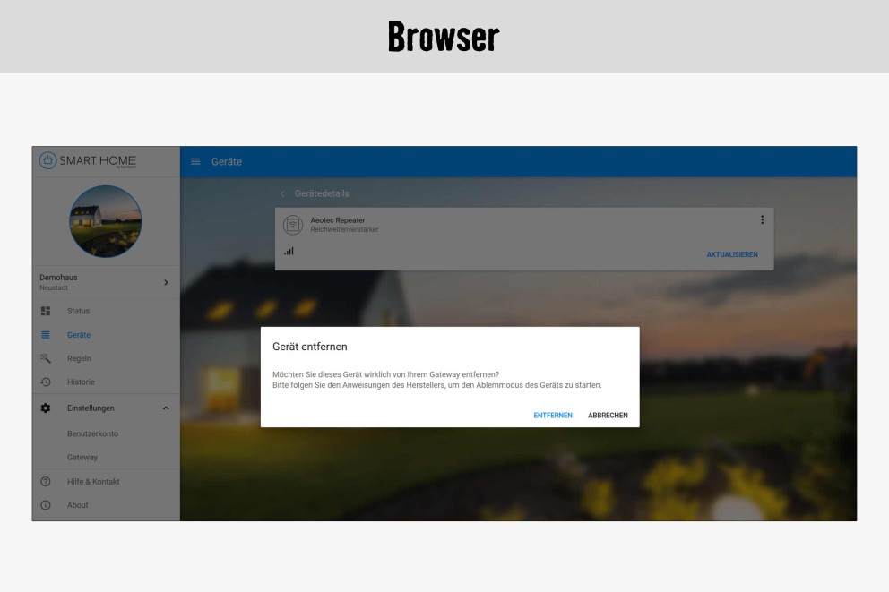 Gateway anlernen 8 Browser 2 Gateway anlernen 8 Browser 2