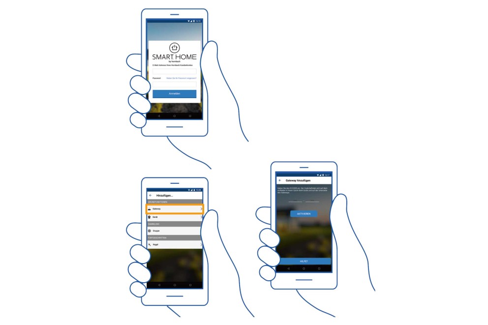Aktivierung SmartHome by HORNBACH