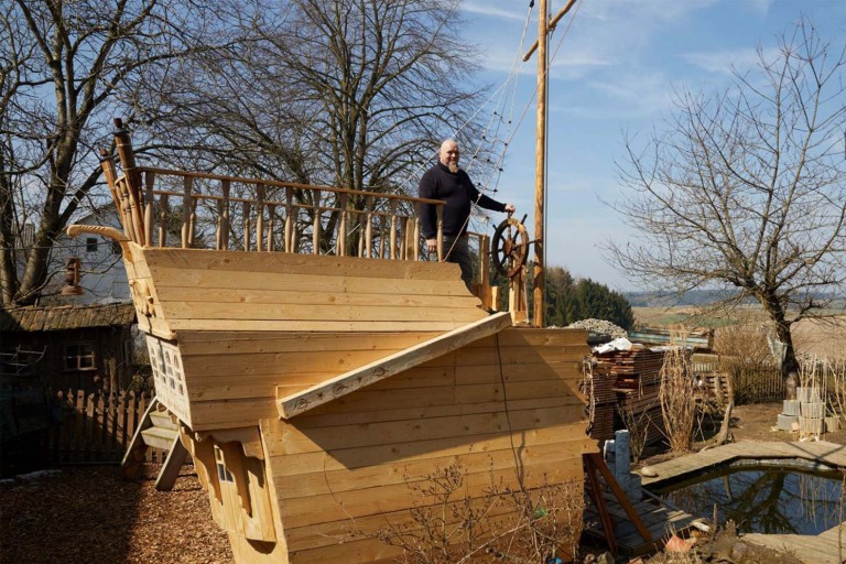 Das bewohnbare Piratenschiff