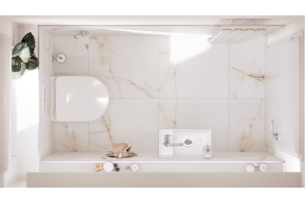 Badkonzept Malta WC Grundriss Badkonzept Malta WC Grundriss