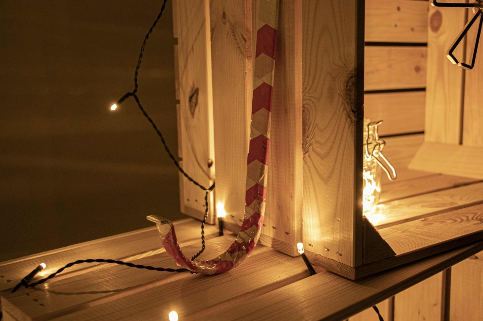 zuckerstangen aus rinnenhaltern stimmung