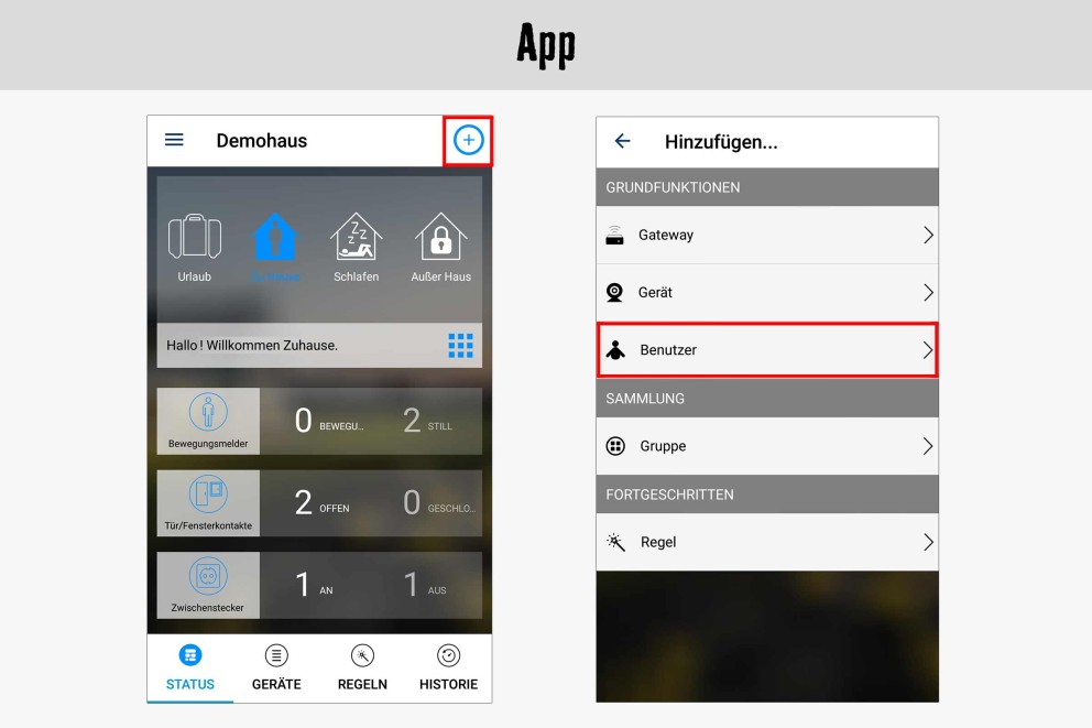 Benutzer einladen 2 App Benutzer einladen 2 App