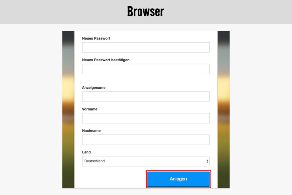 Benutzer einladen 8 Browser Benutzer einladen 8 Browser