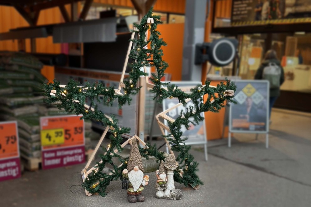  weihnachtsdeko selber machen stern holzbock 