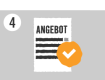 Angebot mit Haken