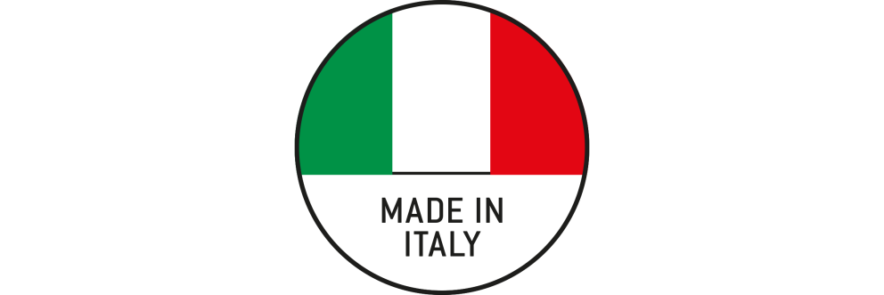 
				In Italien gefertigt

			