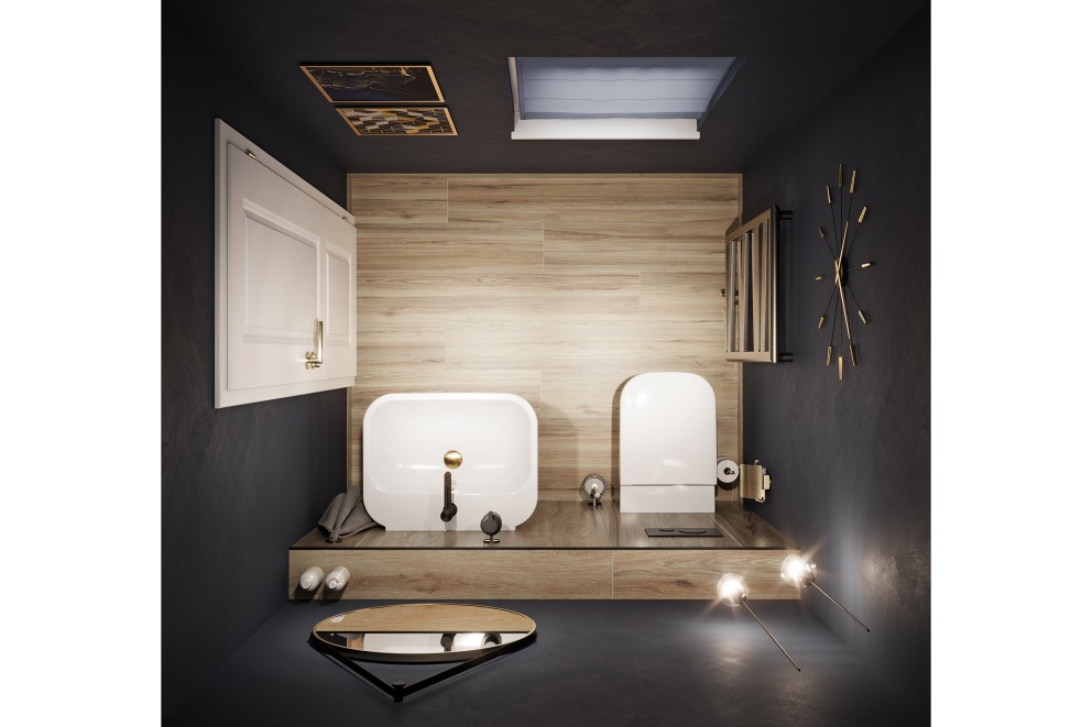 Badkonzept Prag WC Grundriss Badkonzept Prag WC Grundriss
