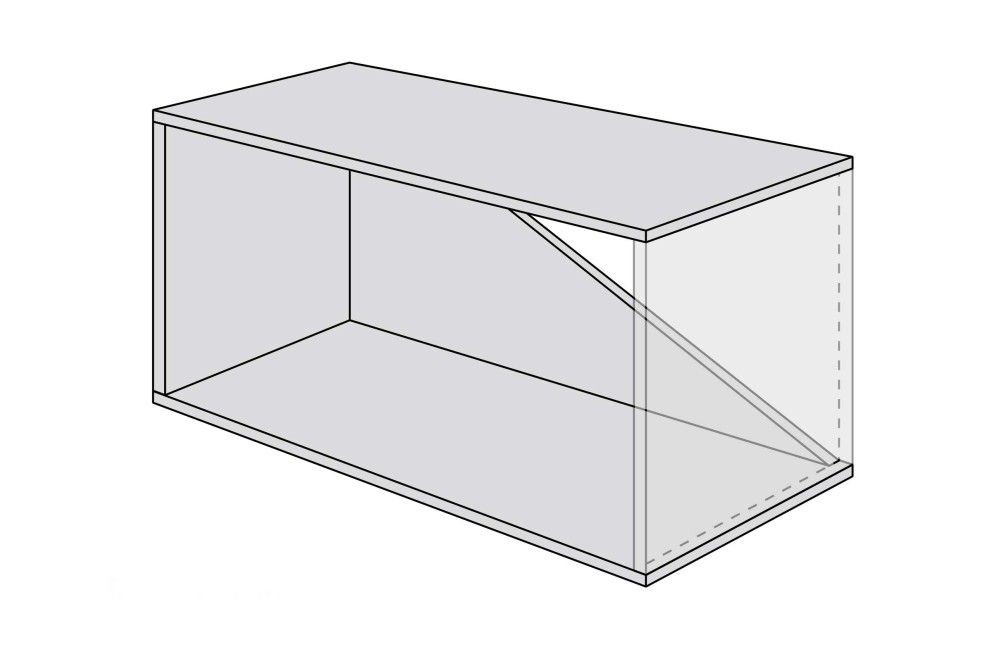 Dachschraege regal bauen bauskizze grosses modul Dachschraege regal bauen bauskizze grosses modul