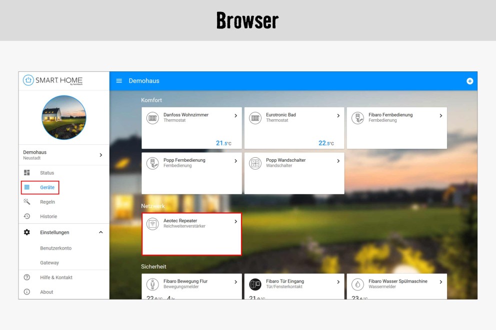 Gateway anlernen 7 Browser Gateway anlernen 7 Browser