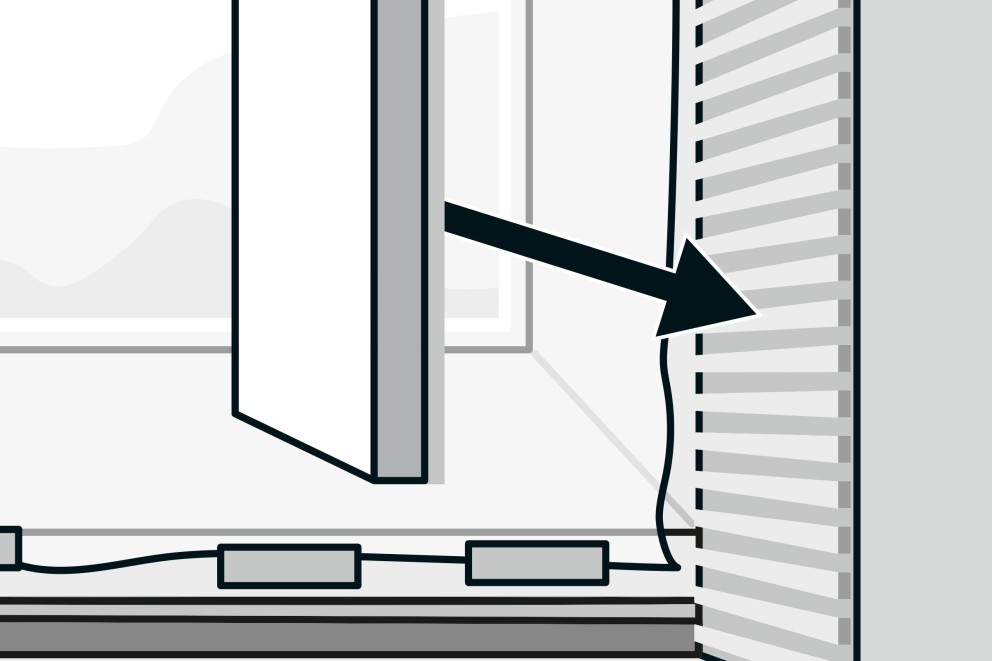 Flexibler Fenster- und Spiegelabzieher - Weiß – MUULTI AG