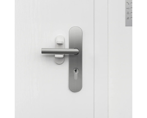 Türbeschlag mit Schloss und Türgriff