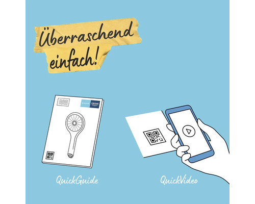 Anleitung und Video zur Installation einer Handbrause