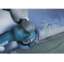 Rotationsschleifer in Gebrauch auf Metall