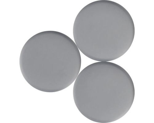 Drei Glasmosaiksteine, rund