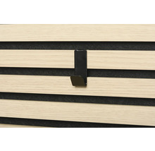 Schallabsorbierendes Wandpaneel mit Haken zur Wandmontage