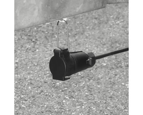 Anhängersteckdose mit Kabel und Halterung für Anhänger