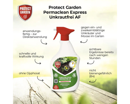 Protect Garden Permaclean Express Unkrautfrei AF Sprühflasche für die Unkrautbekämpfung