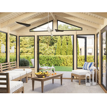 Pavillon Palmako Isabella 14,7 m² 401 x 401 cm natur