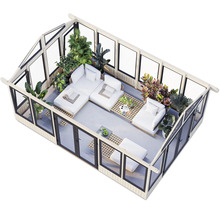 Pavillon Palmako Isabella 22,2 m² 597 x 401 cm tauchgrundiert