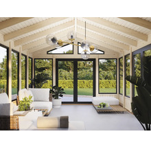 Pavillon Palmako Isabella 22,2 m² 597 x 401 cm weiß
