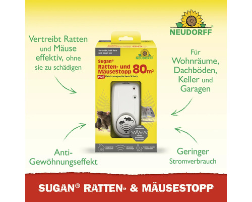 Sugan Ratten- und Mäusestopp Produktverpackung für Innenräume