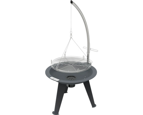 Schwenkgrill mit Stativ und Grillrost