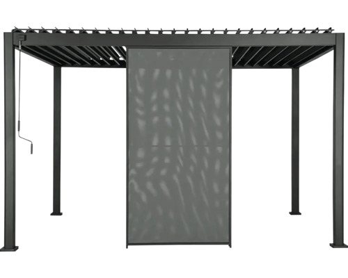 Pergola mit Rollo für den Außenbereich