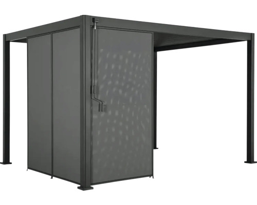 Pavillon mit Seitenwand für den Aussenbereich