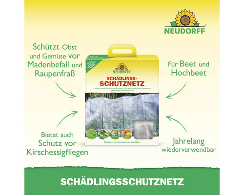 Neudorff Schädlingsschutznetz Verpackung für Beet und Hochbeet