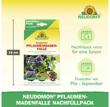 Neudomon Pflaumenmadenfalle Nachfüllpack, 16 cm hoch