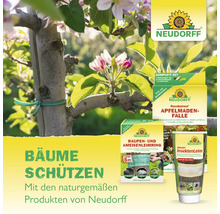 Neudorff Produkte zum Schutz von Bäumen, inklusive Apfelmaden-Falle, Raupen- und Ameisenleimring sowie Insektenleim