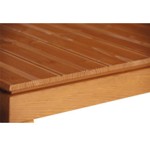 Detailansicht einer Holzterrasse