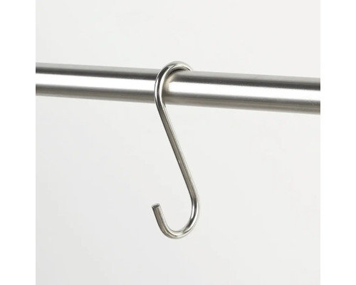 Edelstahl S Haken an einer Stange