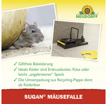 Sugan Mausefalle mit Maus und Köder