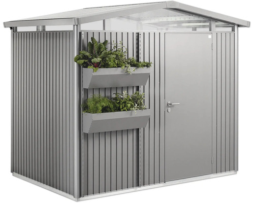 Gartenschrank mit Pflanzkästen für vertikale Bepflanzung